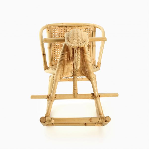 Sheep Rocking Chair - Rattan Kids Furniture front