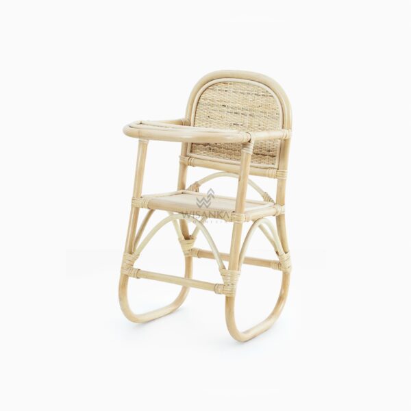 Gunner Doll High Chair Rattan Kids Furniture